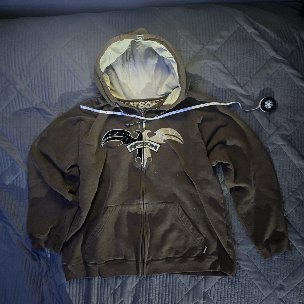 Brown Arson Zip Up